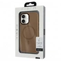 Чохол до мобільного телефона BeCover FIBRA ArcLine MagSafe Apple iPhone 17 Brown (715373) - зменшене зображення 6