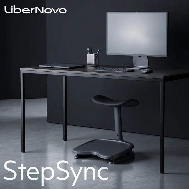 Підставка для ніг LiberNovo StepSync Footrest Midnight Black (CP-GW-0000002-00-01) - зображення 1