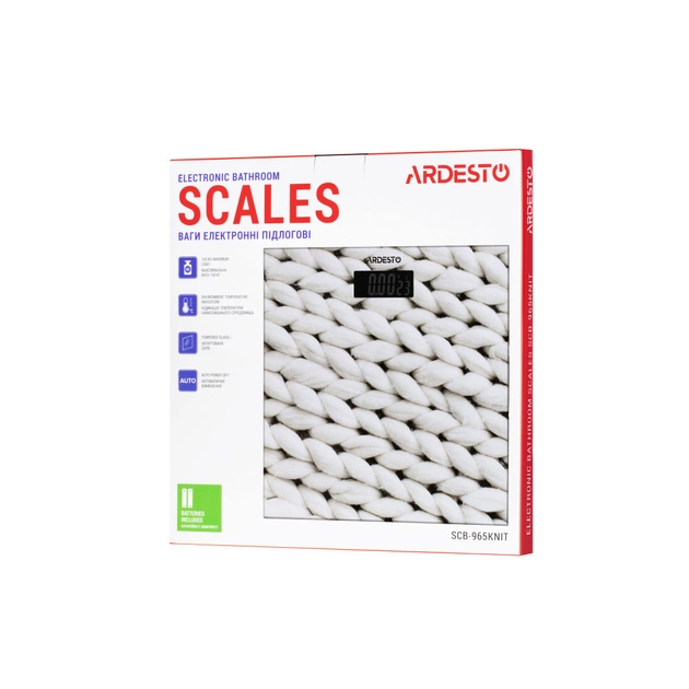 Весы напольные Ardesto SCB-965KNIT - изображение 6