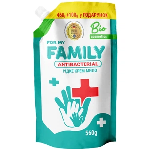 Рідке мило For My Family Антибактеріальне 560 г (4260637721884) зображення 1