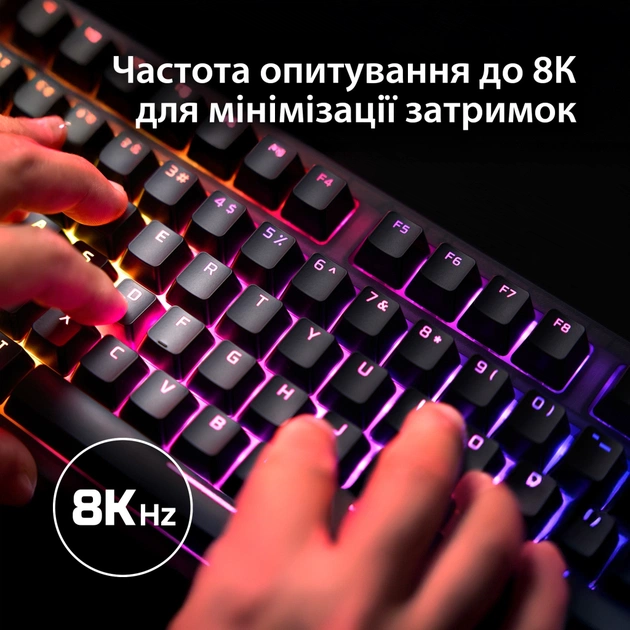 Клавіатура HyperX Origins 2 65 HX Red USB UA Black (B4QS3AA) - зображення 11