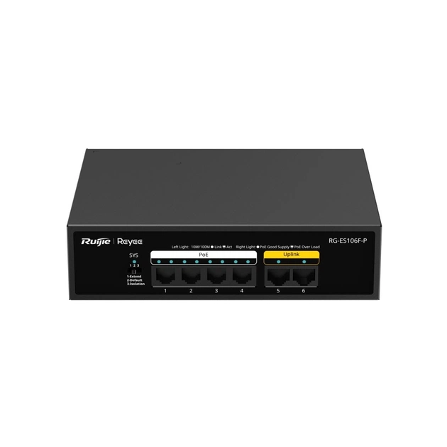 Коммутатор сетевой Ruijie Networks RG-ES106F-P - изображение 1