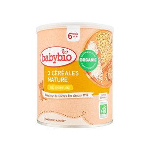 Дитяча каша BabyBio Органічна Злакова з пшеницею, вівсом та рисом +6 міс. 220 гр (3288131500188) зображення 1