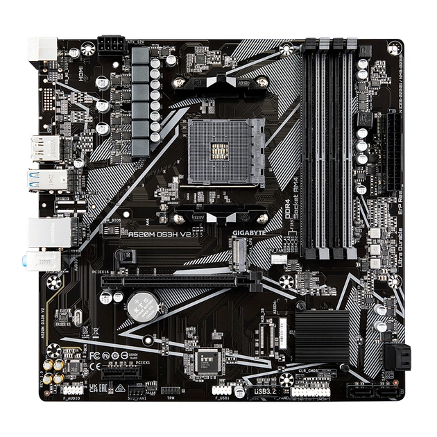 Материнська плата GIGABYTE A520M DS3H V2 - зображення 1