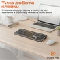 Клавіатура Meetion WK330 Wireless/Bluetooth Black (MT-WK330-A-RUA) - зменшене зображення 3