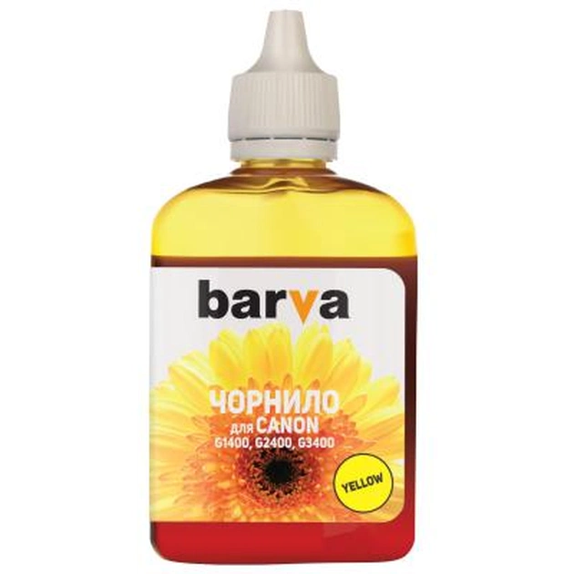 Чорнило Barva CANON GI-490 90г YELLOW (G490-510) - зображення 1