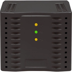 Стабилизатор напряжения Defender AVR Premium 1500 600W, 4 розетки, Black (99060) изображение 1