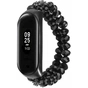 Ремінець до фітнес браслета XoKo Decorative для Xiaomi Mi Band 3/4 Black (XK-XM-NG-Black) - зменшене зображення 1