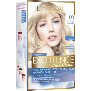 Фарба для волосся L'Oreal Paris Excellence 03 Супер-освітлювальний русявий попелястий (3600523781157) зображення 1