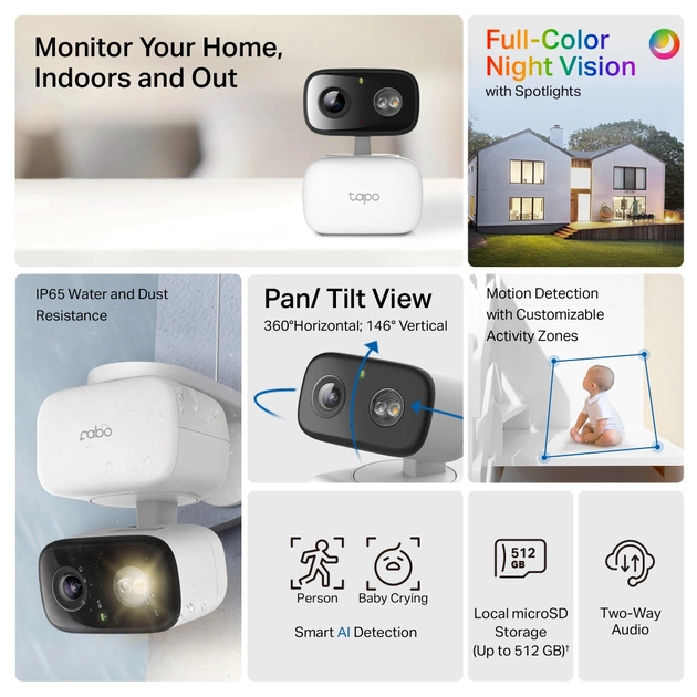 Камера відеоспостереження TP-Link TAPO-C206 - зображення 5