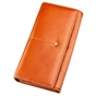 Гаманець Baliya Зі стразом жіночий шкіряний Помаранчевий (18976) - зменшене зображення 1