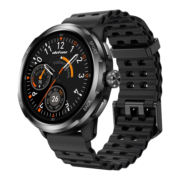 Смарт-годинник Ulefone Armor Smart Watch Pro Black Захищений смарт-годиник (6975326662826) - picture 1