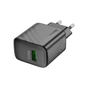 Зарядний пристрій HOCO CS21A USB 18W QC3.0 black (6942007609883) - зменшене зображення 3