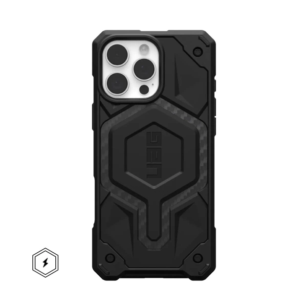 Чохол до мобільного телефона UAG iPhone 16 Pro Max Monarch Pro Magsafe Carbon Fiber (114457114242) - зображення 1