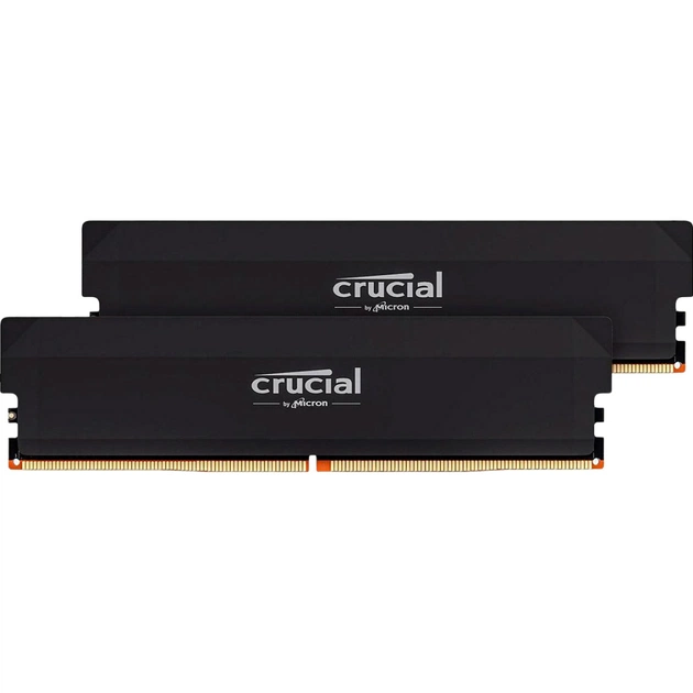 Модуль пам'яті для комп'ютера DDR5 64GB (2x32GB) 6400 MHz Micron (CP2K32G64C40U5B) - зображення 1