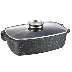 Жаровня Gusto покриття Marble 5,5 л (GT-2504-32) изображение 1