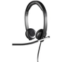 Навушники Logitech H650e Dual USB Wired Headset (981-000519) - зменшене зображення 1