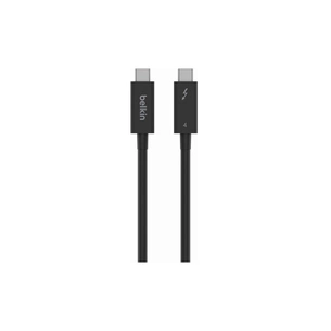 Дата кабель USB-C to USB-C 2.0m Thunderbolt 4 40Gbps 100w black Belkin (INZ002BT2MBK) зображення 1