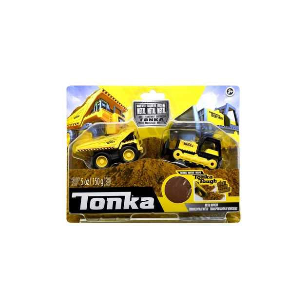 Спецтехніка Tonka Самоскид та Бульдозер з піском (6583036) - изображение 1