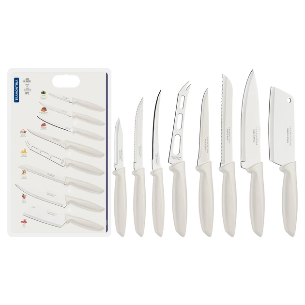 Набір ножів Tramontina Plenus Light Grey 8 шт (23498/332) - picture 3