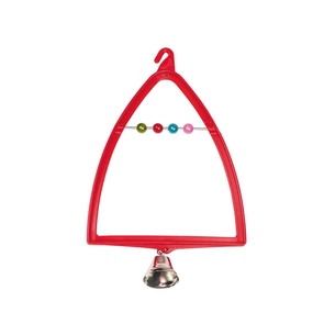 Іграшка для птахів Природа Гойдалка-арка з дзвіночком 12x19 см (пластик) (4823082402564) зображення 1