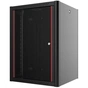 Шафа настінна Mirsan WTN 19" 12U 600x450, RAL 9005 (MR.WTN12U45DE.01) - зменшене зображення 1