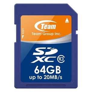 Карта пам'яті Team 64GB SDXC class 10 (TSDXC64GCL1001) зображення 1
