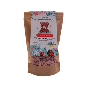 Дитяче печиво Дитячі Смаколики Палички неглазуровані Мультизлаки з чіа, малиною та солодкою стевією 25 г (1181038) изображение 1