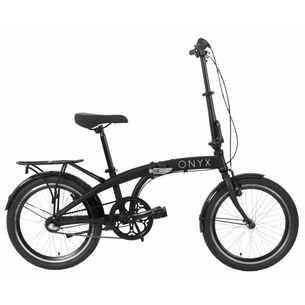 Велосипед Дорожник 20" ONYX PH рама-12,5" Al 2020 складаний, чорний з багажником (OPS-D-20-029) зображення 1