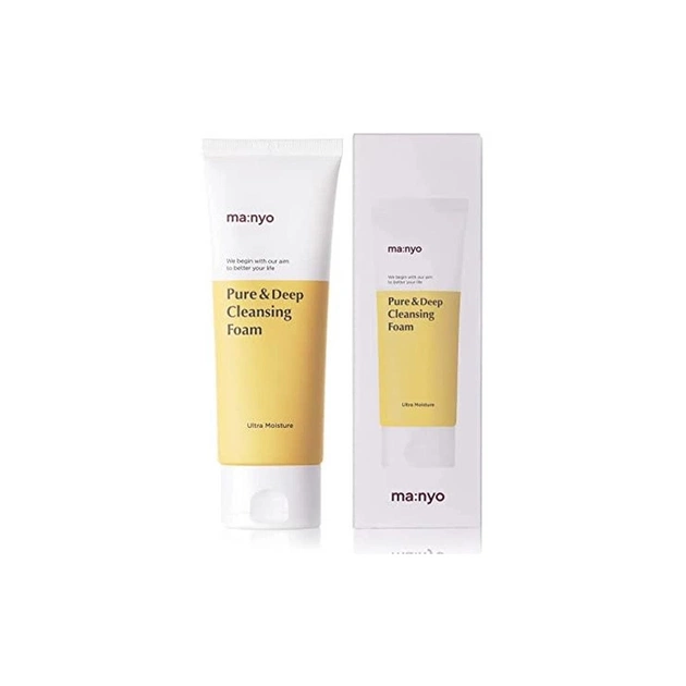 Пінка для вмивання Manyo Factory Pure And Deep Cleansing Foam Для глибокого очищення пор 200 мл (8809730952724) - picture 3