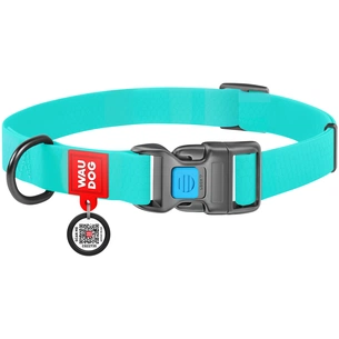 Нашийник для тварин WAUDOG Waterproof пластикова пряжка-фастекс Ш 25 мм Д 34-49 см ментол (2776) зображення 1