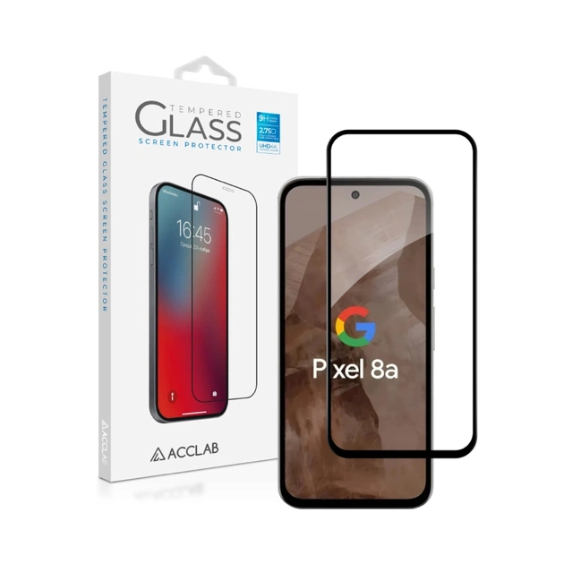 Скло захисне ACCLAB Full Glue ESD Google Pixel 8a Black (1283126625329) - зображення 1