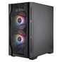 Корпус 1stPlayer D4-M-BK-2F1P-1F1 Black - зменшене зображення 8