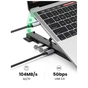 Підставка до ноутбука Ugreen X-Kit HUB Type C-->2xUSB 3.2 Gen1 (80551) - зменшене зображення 6