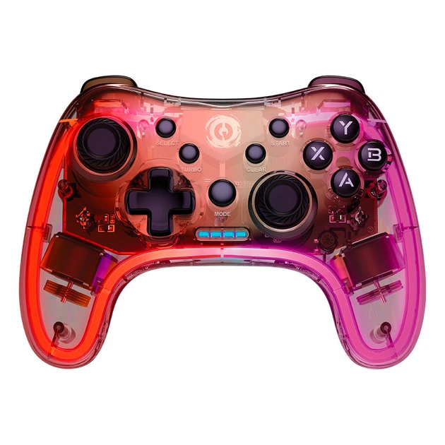 Геймпад Canyon Brighter GPW-04 Wireless RGB 5in1 PS4/Xbox360 Crystal (CND-GPW04) - изображение 1