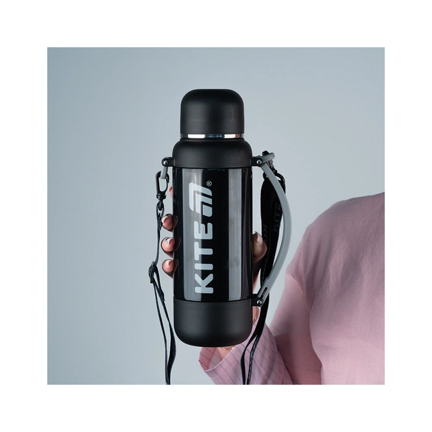 Термос Kite 1200 мл, чорний (K25-1225-1) - зображення 7