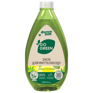 Засіб для ручного миття посуду Фрекен БОК Лимон та Олива 1 л (4823071628357) зображення 1