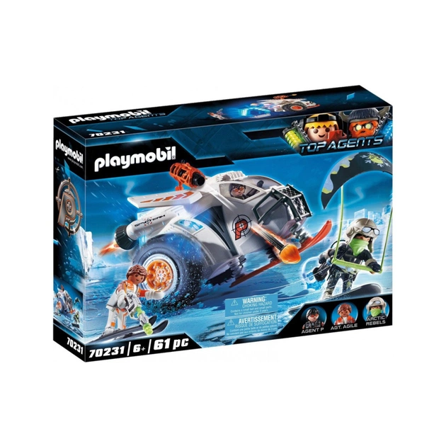 Конструктор Playmobil Top agents Шпигунський снігохід (70231) - изображение 1