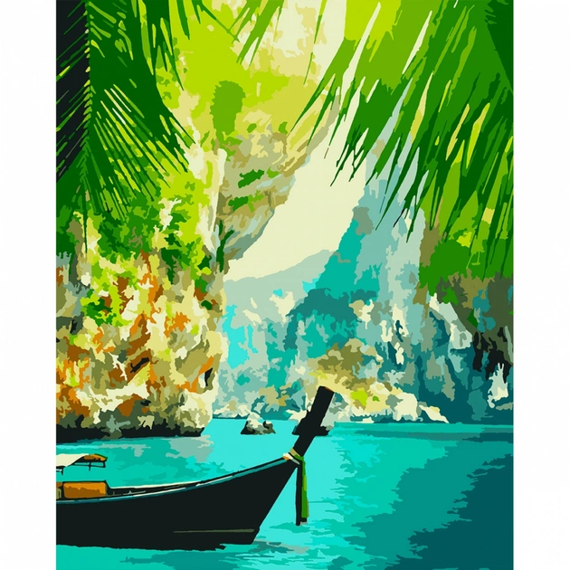Картина по номерам Santi Бухта в Раю 40*50 см (954011) - зображення 1