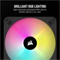 Кулер до корпусу Corsair iCUE AR120 Digital RGB Black (CO-9050166-WW) - зменшене зображення 7