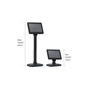 POS-монітор Geos клієнта 7", VGA, 800х480 (PD700-I) - зменшене зображення 4