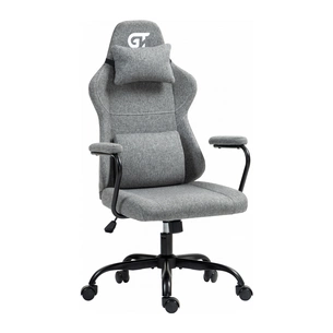 Крісло ігрове GT Racer X-2322 Gray (X-2322 Fabric Gray) зображення 1