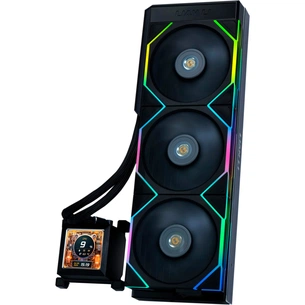 Система рідинного охолодження Lian Li HydroShift LCD 360R, Black (G89.GHSLCD36RB.00) зображення 1