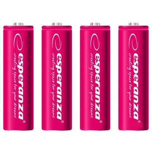 Акумулятор Esperanza AA 2000mAh Ni-MH * 4 red (EZA104R) зображення 1