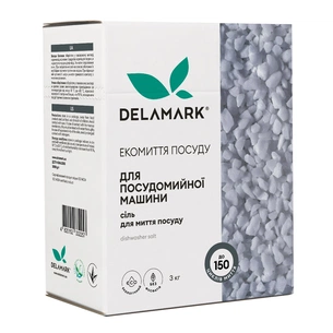 Сіль для посудомийних машин DeLaMark 3 кг (4820152332257) зображення 1