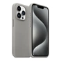 Чохол до мобільного телефона Armorstandart FAKE Leather Case Apple iPhone 15 Pro Grey (ARM76301) - уменьшенное изображение 3