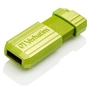 USB флеш накопичувач Verbatim 16GB Store 'n' Go PinStripe Green USB 2.0 (49070) - зменшене зображення 3
