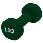 Гантель PowerPlay 4125 Achilles 1.5 кг Зелена (PP_4125_1.5kg) - зменшене зображення 1