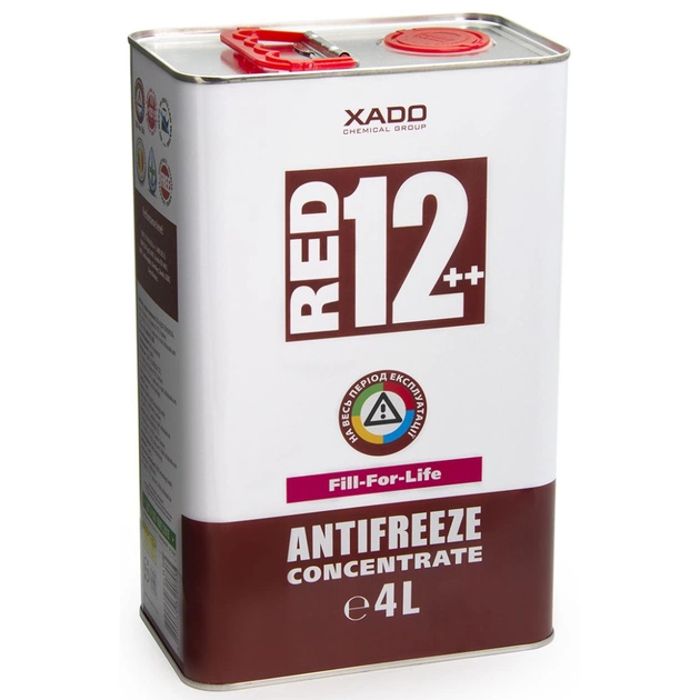 Антифриз Xado Red 12++ 4 л (XA 50308_1) - изображение 1