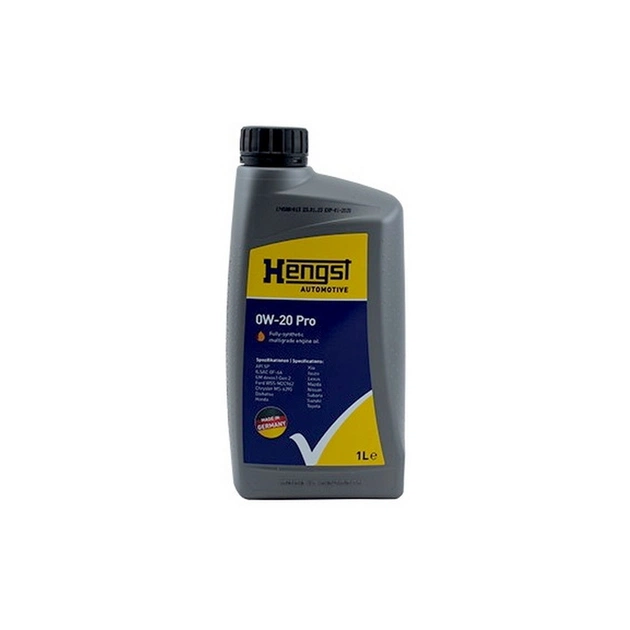 Моторна олива HENGST 0W-20 Pro, 1л (587800000) - изображение 1
